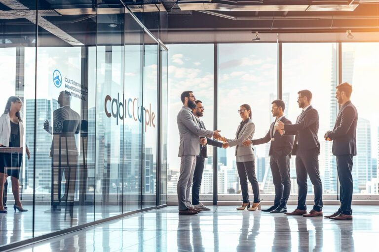 partenariat capital-investissement : deux mains se serrant symbolisant une alliance