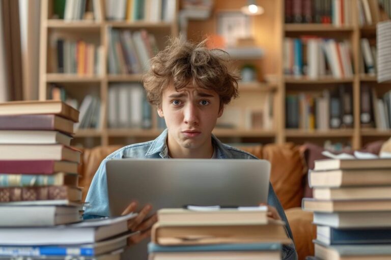assurance habitation étudiant : étudiant consultant un contrat d'assurance habitation