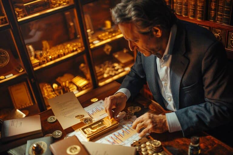 investir dans l'or : lingot d'or brillant représentant un investissement sûr