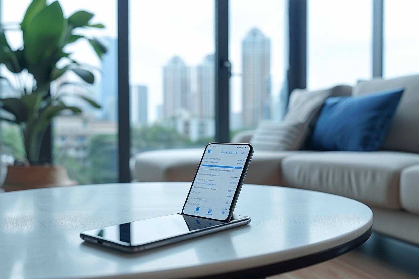 banque en ligne : logos et interfaces des banques Boursorama et Fortuneo