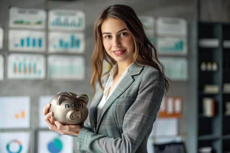 compte Nickel : illustration d'une carte bancaire Nickel avec des billets et pièces
