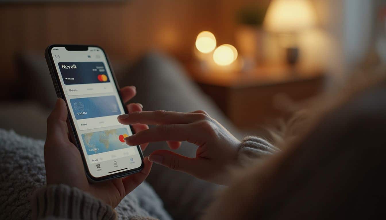paiement en plusieurs fois : illustration de la fonction de paiement échelonné avec Revolut sur smartphone