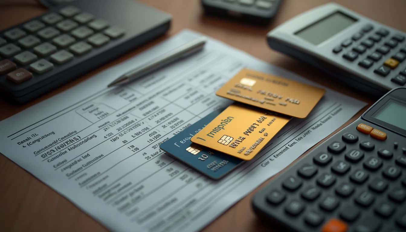 cotisations des cartes bancaires : illustration d'une carte bancaire avec des icônes de frais et d'argent