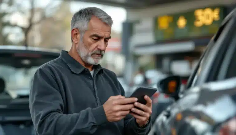 budget carburant : pompe à essence et compteur kilométrique