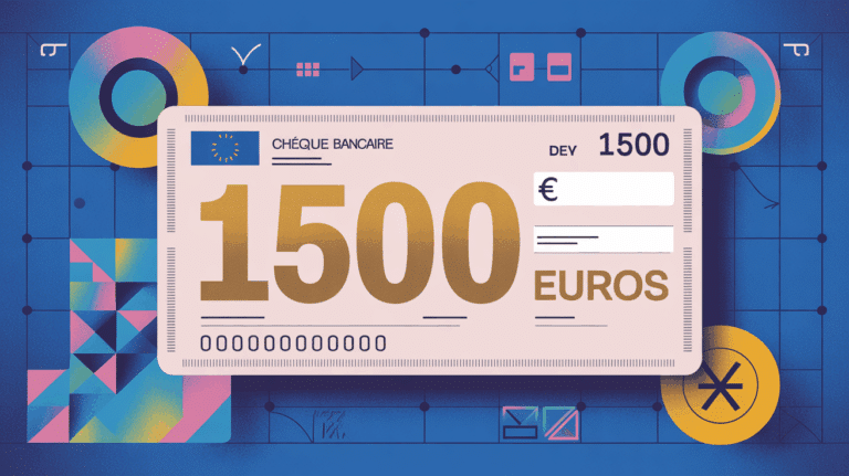 vérification chèques : un chèque bancaire avec un symbole de contrôle