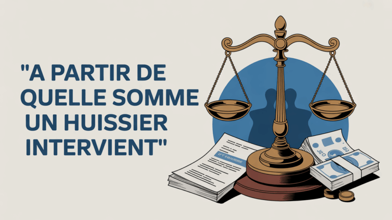 huissier : intervention d'un commissaire de justice pour recouvrement de créance