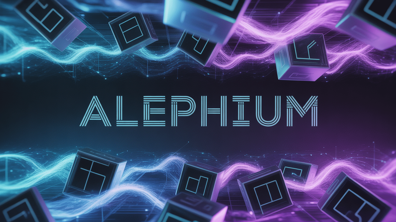 Alephium : représentation graphique d'une blockchain innovante