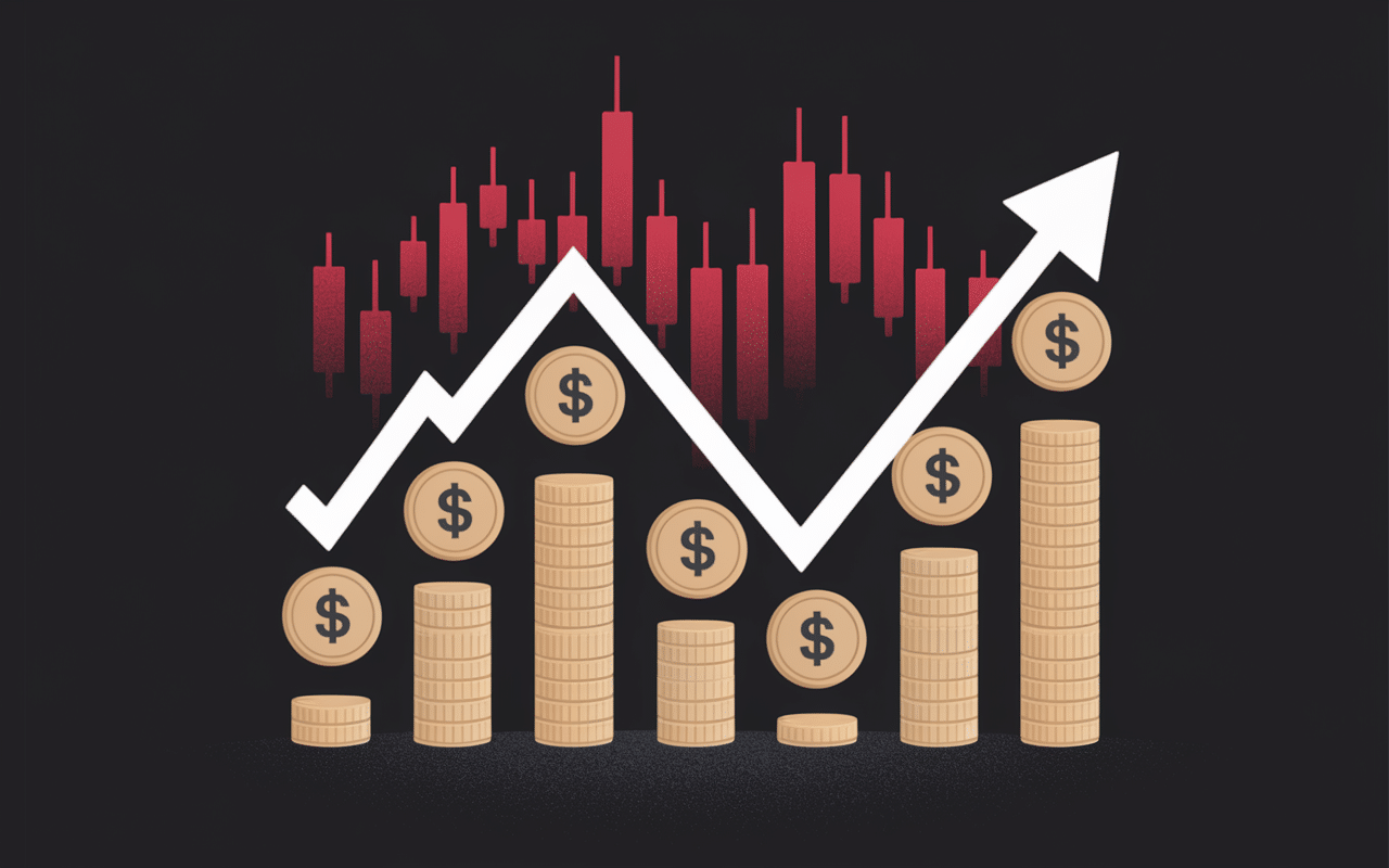 Graphique bulles crypto avec hausse rapide et chute