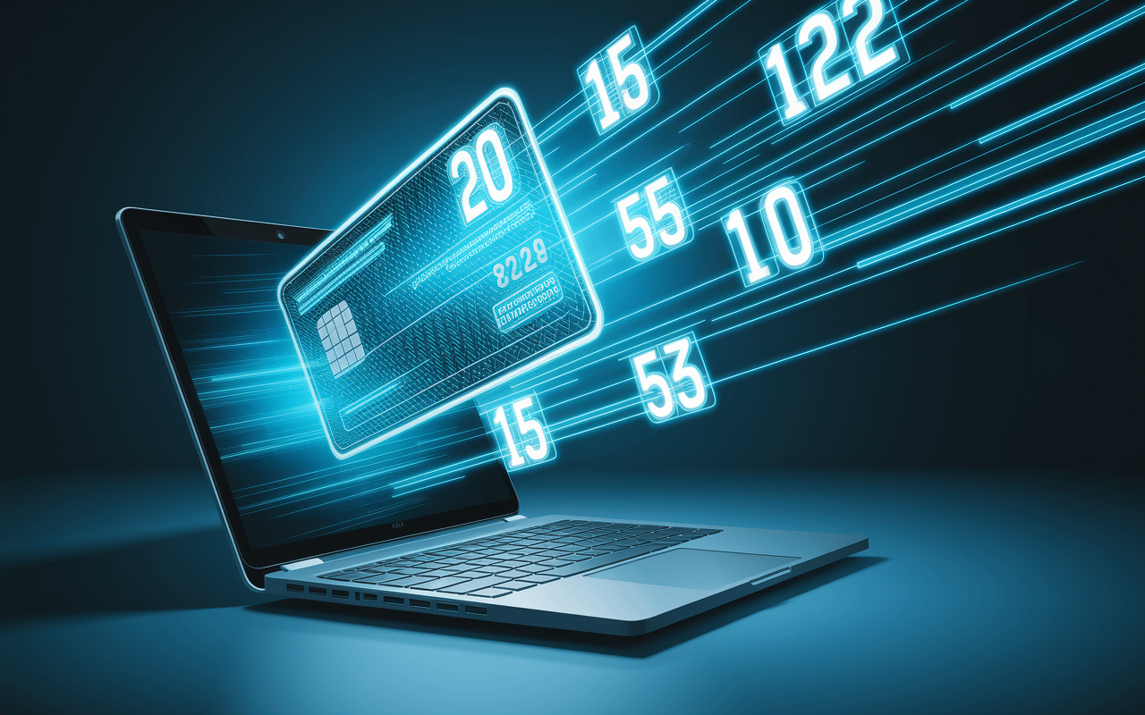 Carte physique se transformant en e carte bleue nomade virtuelle
