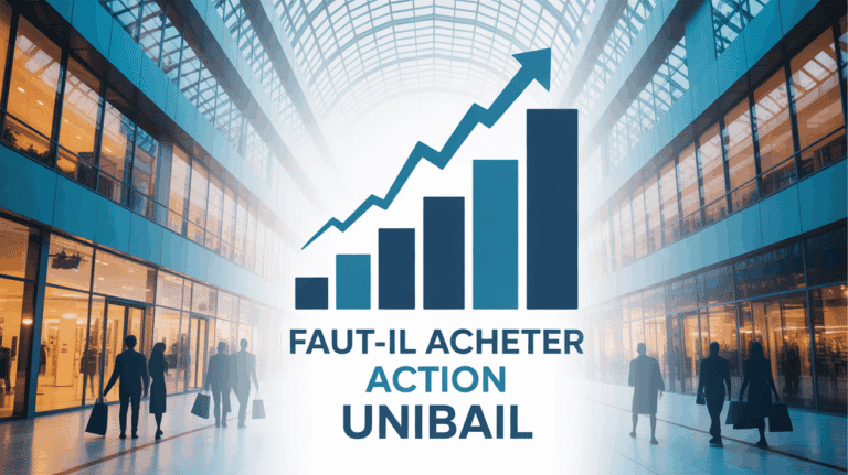 Unibail : graphique boursier montrant la tendance de l'action Unibail en 2025