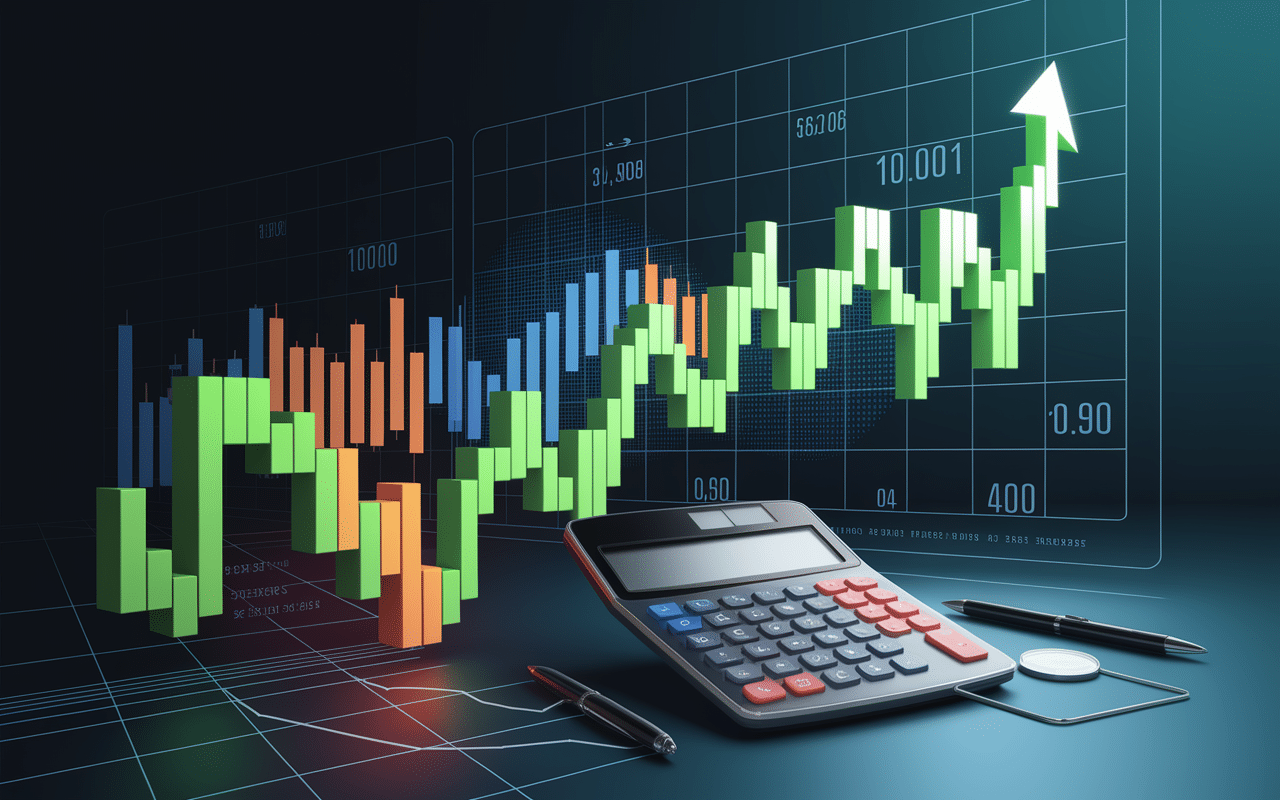 graphique prix performance $MICHI token avec courbes vertes et volumes