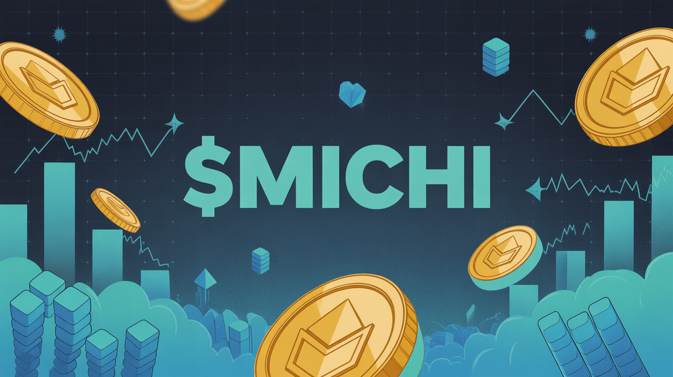 $MICHI : graphique montrant la croissance du token $MICHI sur la blockchain Solana