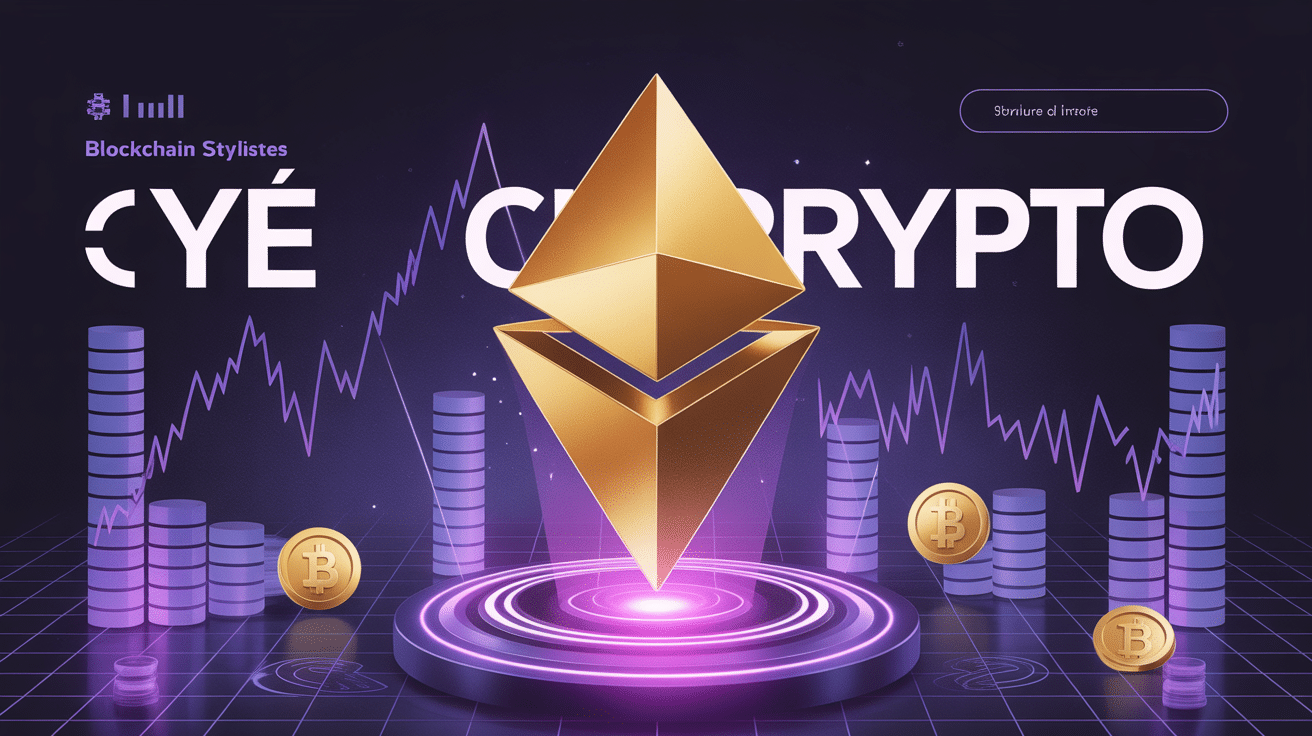 crypto Kanye YE : représentation graphique du logo de la cryptomonnaie Kanye YE sur fond numérique