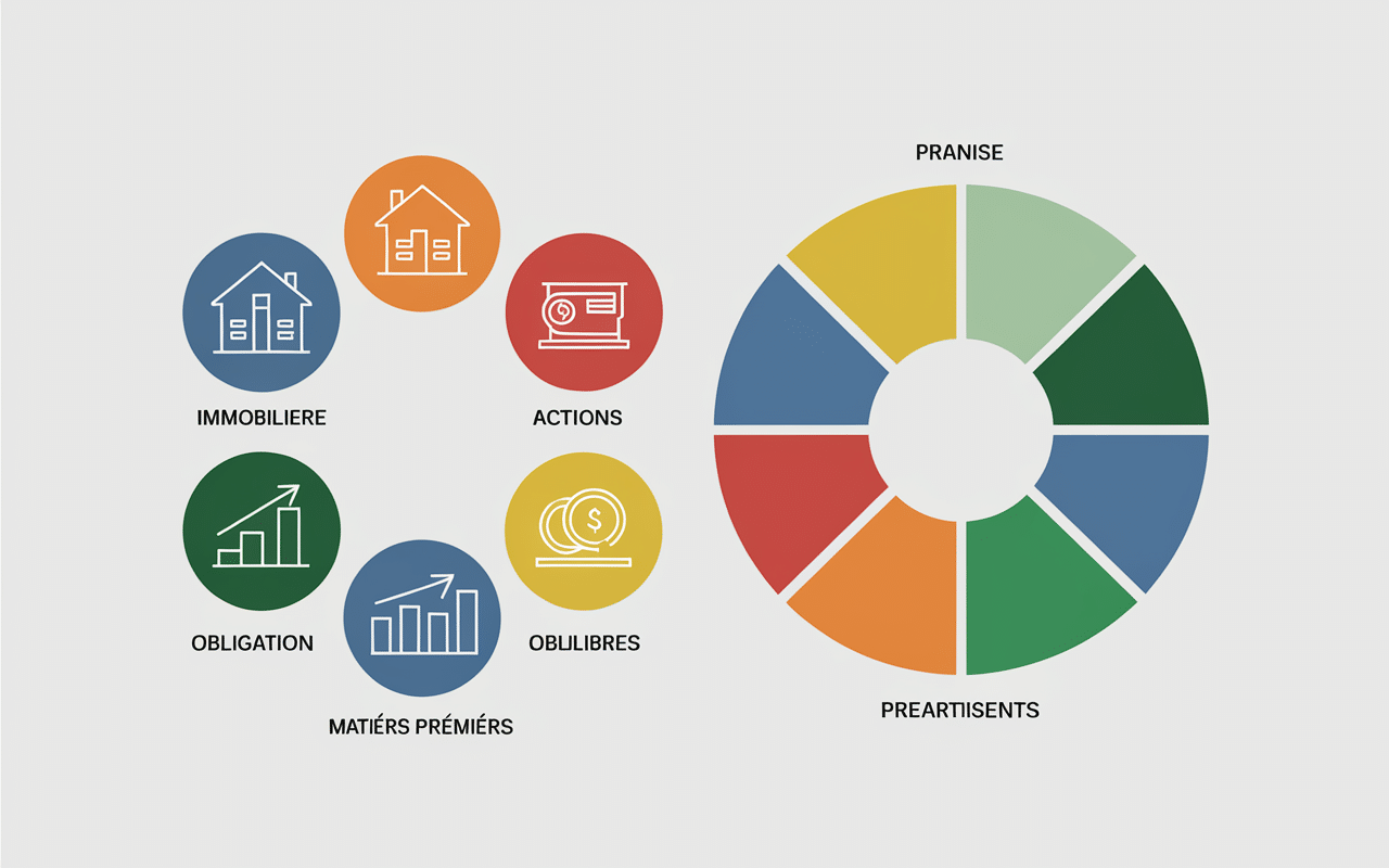 infographie diversification portefeuille investir son argent 6 erreurs à éviter