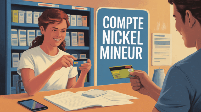 illustration compte Nickel mineur adolescent devant distributeur