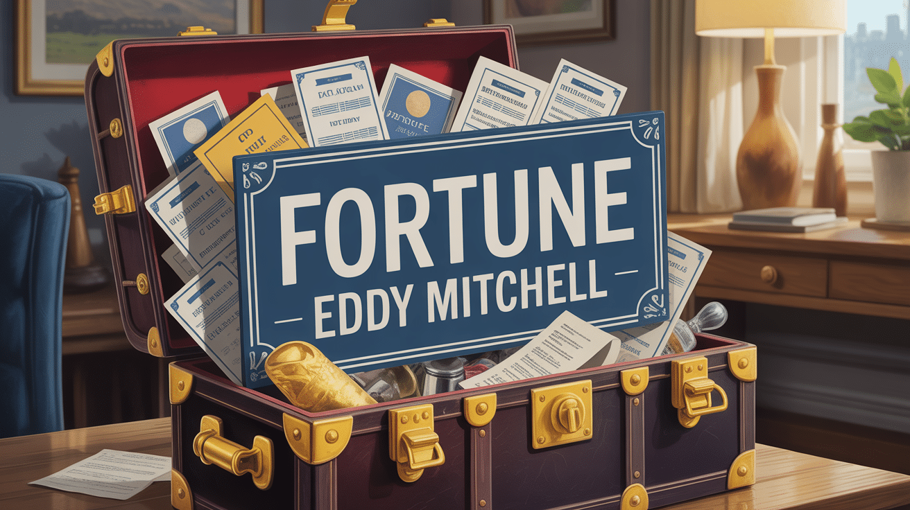 illustration fortune eddy mitchell coffre fort