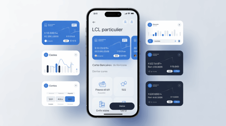 Application mobile LCL moderne