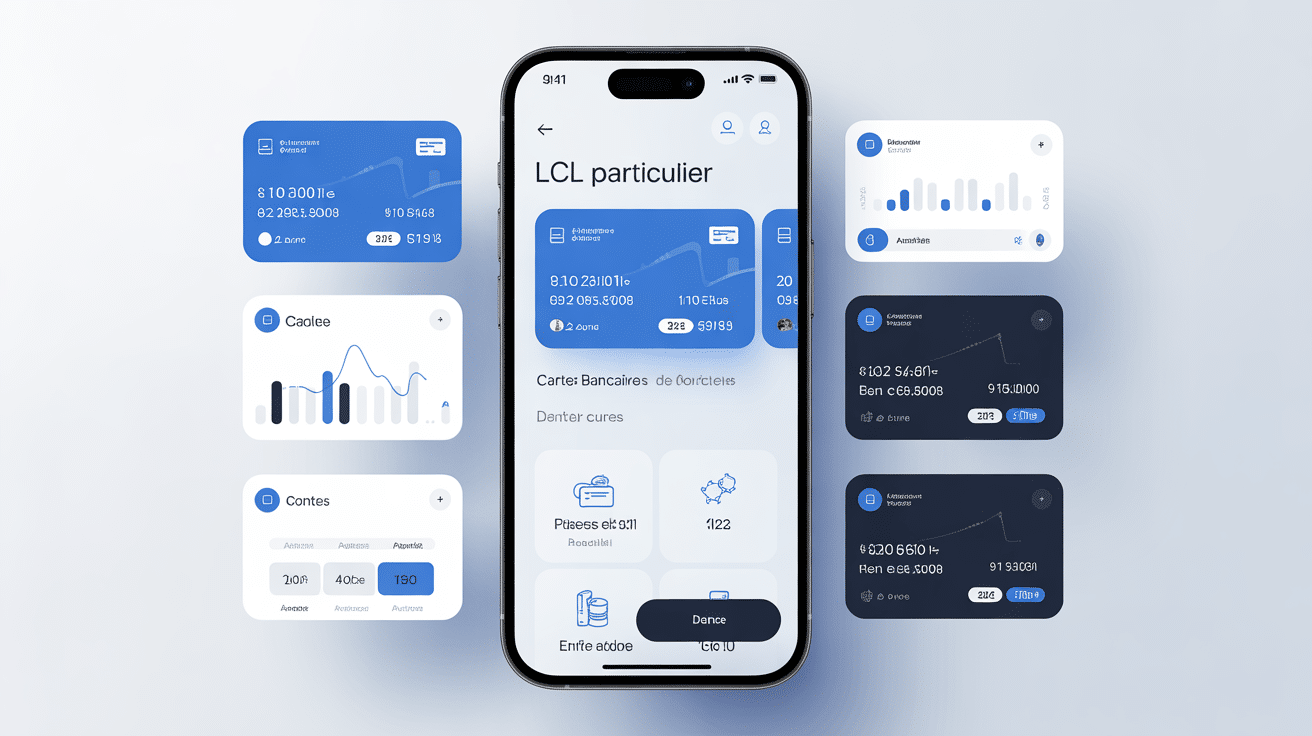 Application mobile LCL moderne