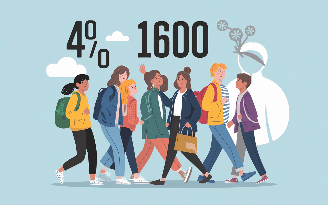 Groupe adolescents Livret Jeune Credit Mutuel 4% 1600