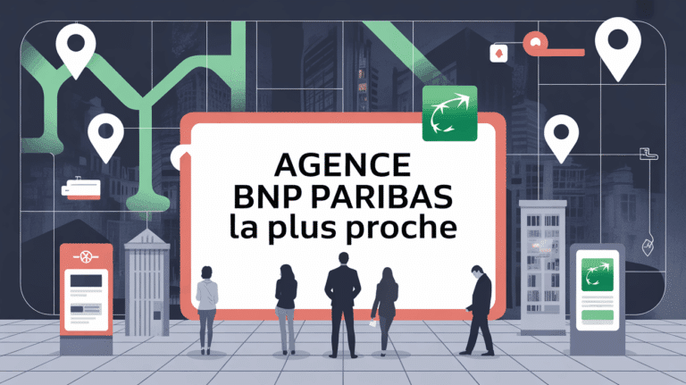 carte interactive BNP Paribas localisation agence