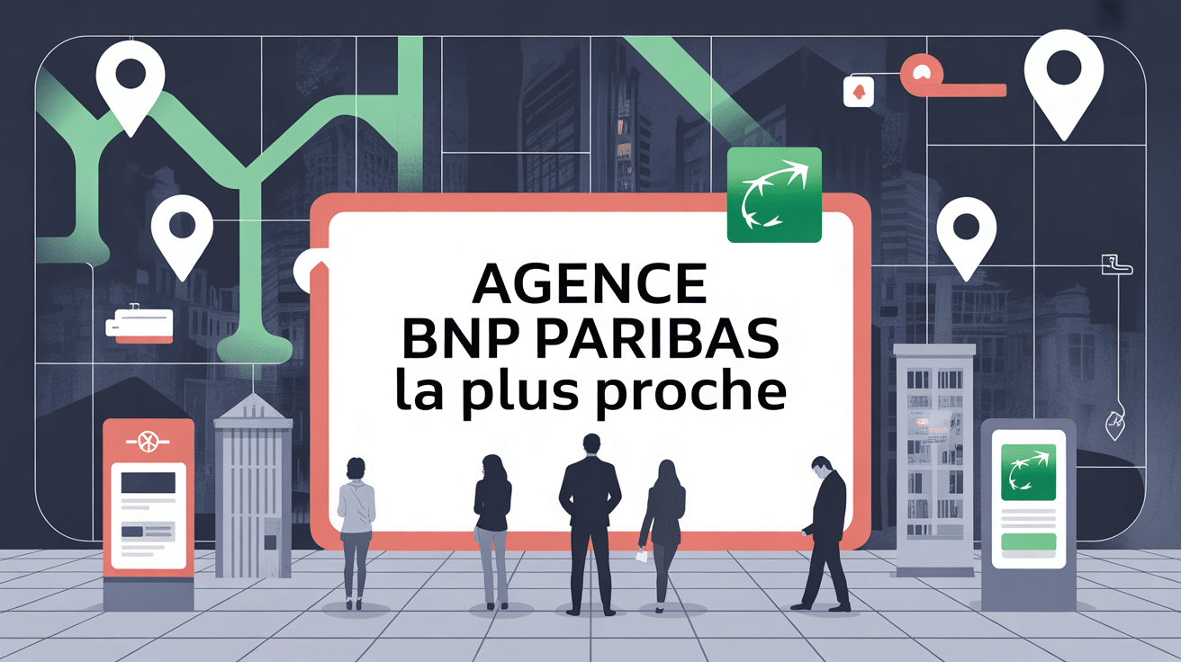 carte interactive BNP Paribas localisation agence