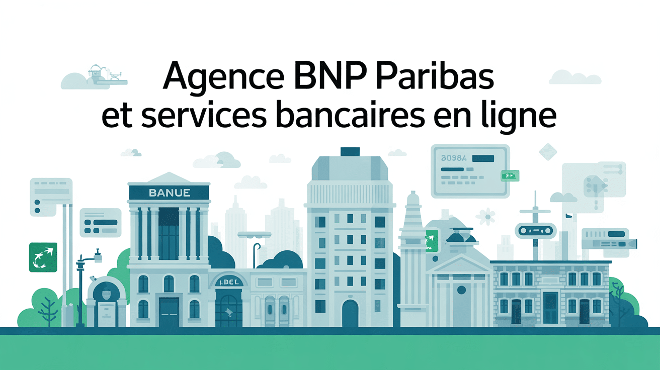 Visuel agence BNP Paribas Sainte-Geneviève-des-Bois et services en ligne