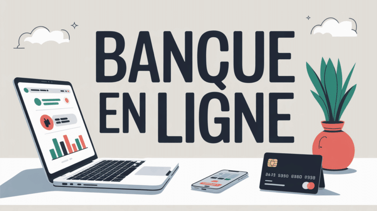 banque en ligne ordinateur smartphone carte bancaire