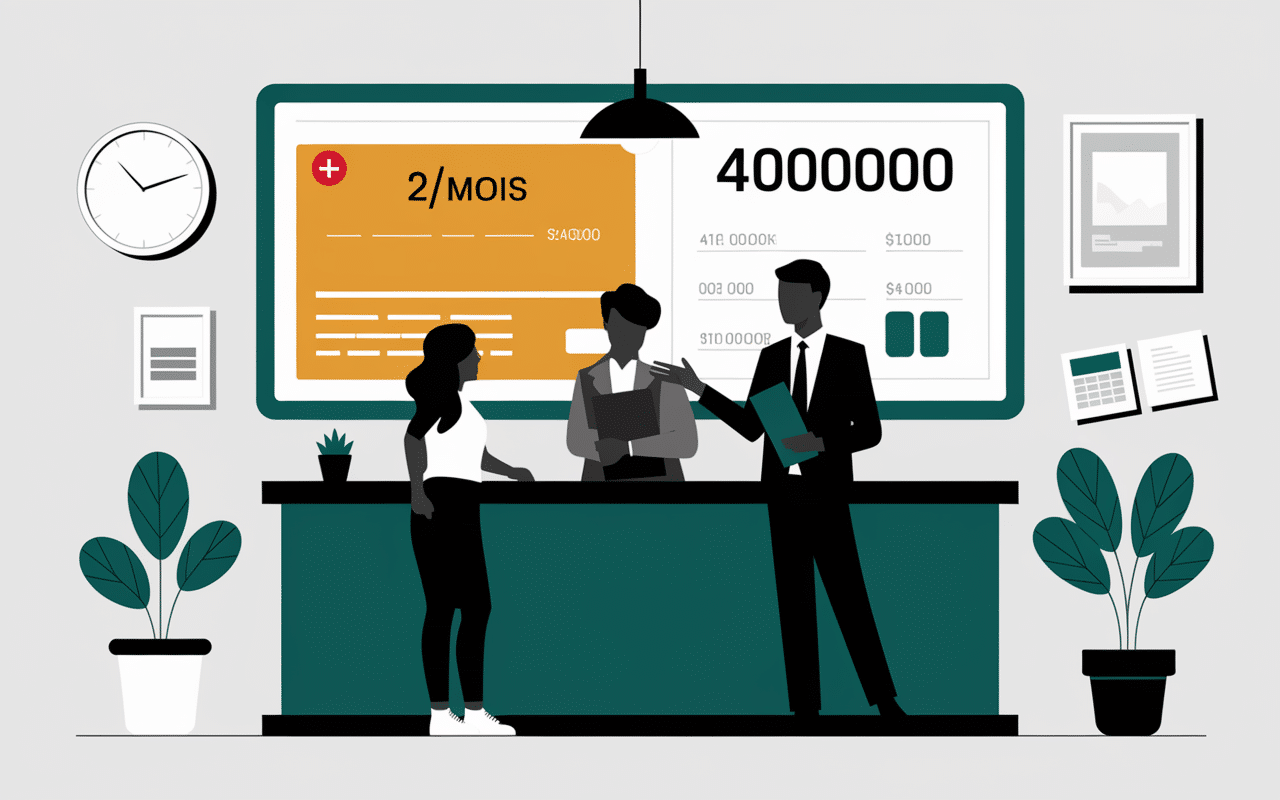 Guichet banque jeunes Credit Agricole 2 euros mois