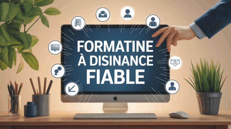 Illustration formation à distance fiable Oravendis