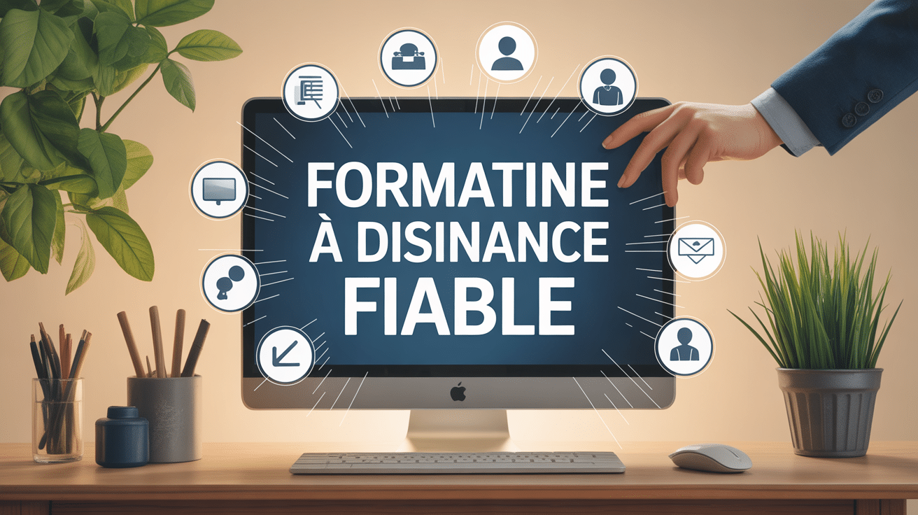 Illustration formation à distance fiable Oravendis