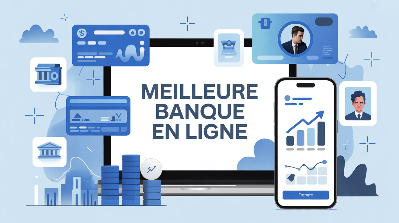 Comparatif meilleure banque en ligne visuel dynamique