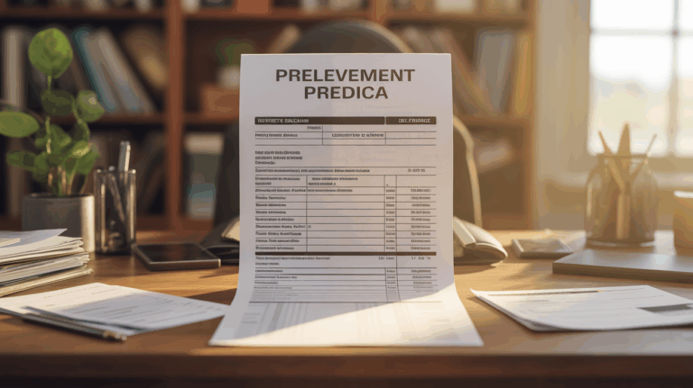 illustration prelevement predica relevé bancaire