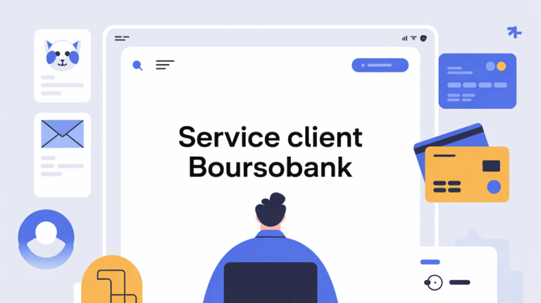 Service client BoursoBank digitalisé, interface web et mobile