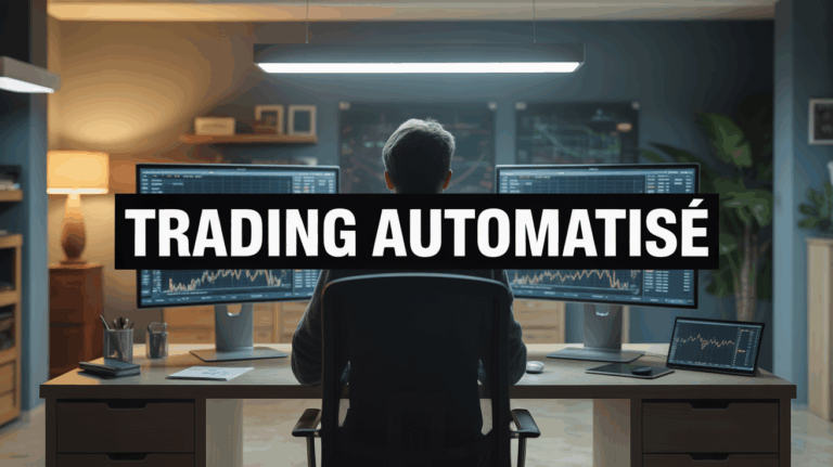 Trading automatisé écrans graphes technologie