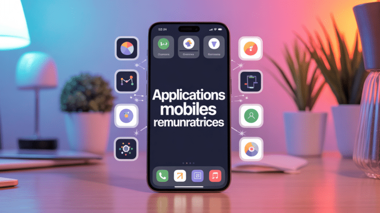 applications mobiles remuneratrices ecran smartphone