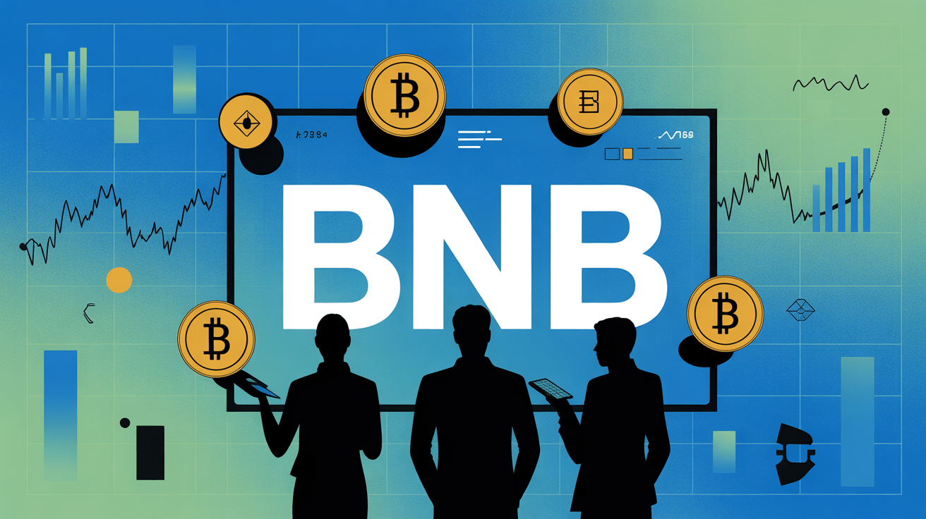 Illustration BNB banque digitale crypto