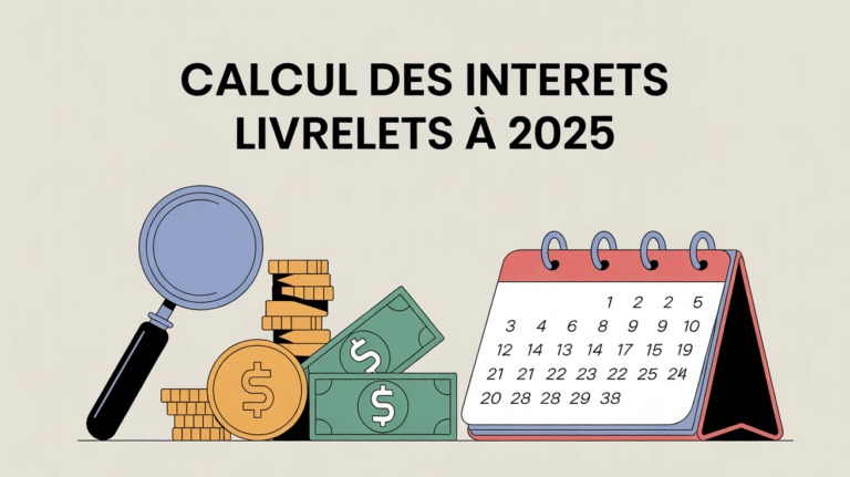 illustration calcul des interets livret a 2025 tirelire calendrier