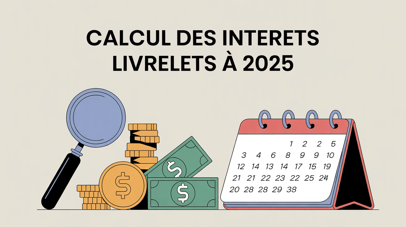illustration calcul des interets livret a 2025 tirelire calendrier