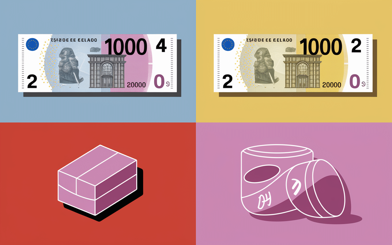 tableau quatre pieces 2 euros Jeux Olympiques Paris 2024 et tirages