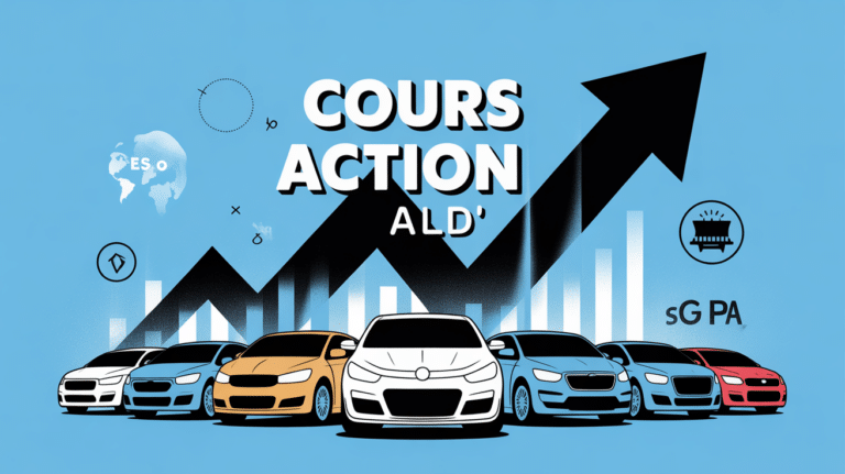 Graphique cours Action ALD, flotte autos, chiffres ESG