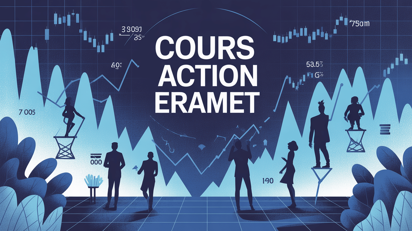 Cours action Eramet finance bourse illustration