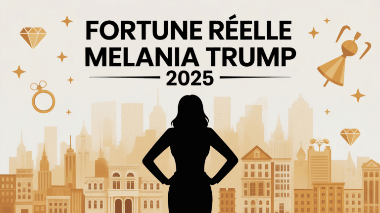 illustration fortune reelle melania trump 2025