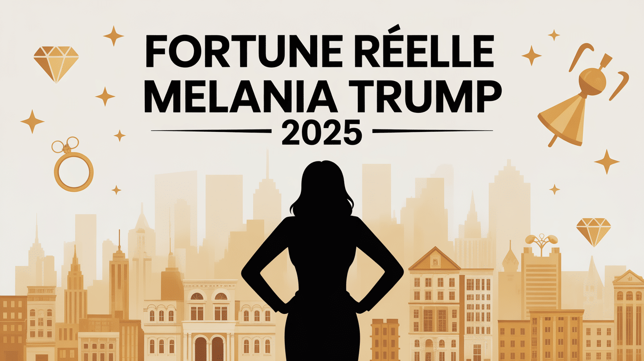 illustration fortune reelle melania trump 2025