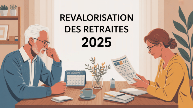 Couple de retraités consultant leurs finances ajustées 2025