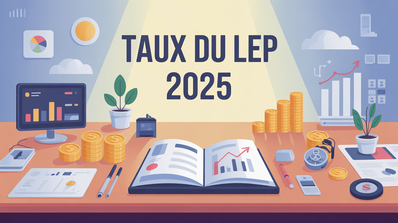 Dossier financier et taux LEP 2025 en visuel clair