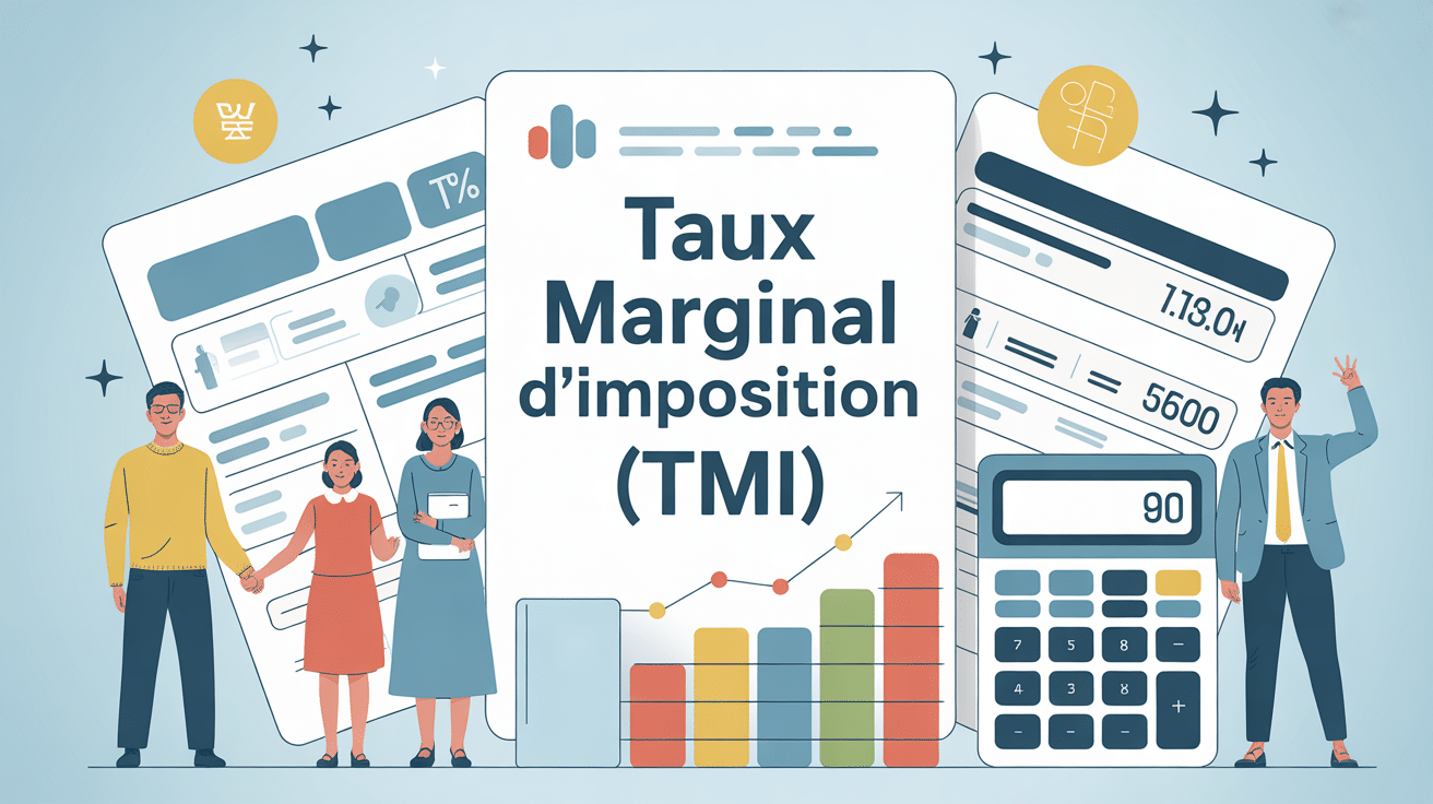 Taux marginal d'imposition TMI famille devant formulaires fiscaux