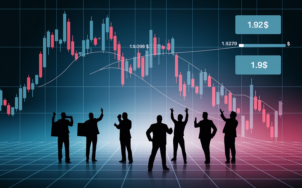 Graphique XRP chute vers support 1.92