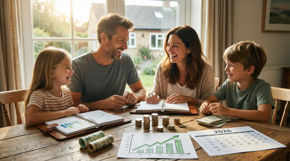 famille moderne table graphique securisation epargne assurance vie 2026