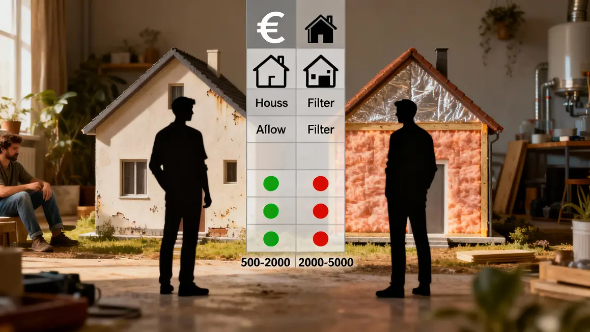Tableau comparatif avantages inconvénients VMC simple flux double flux
