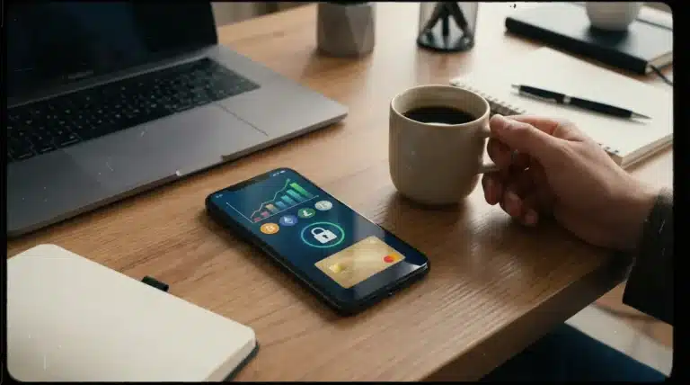 application banque crypto friendly smartphone sécurité